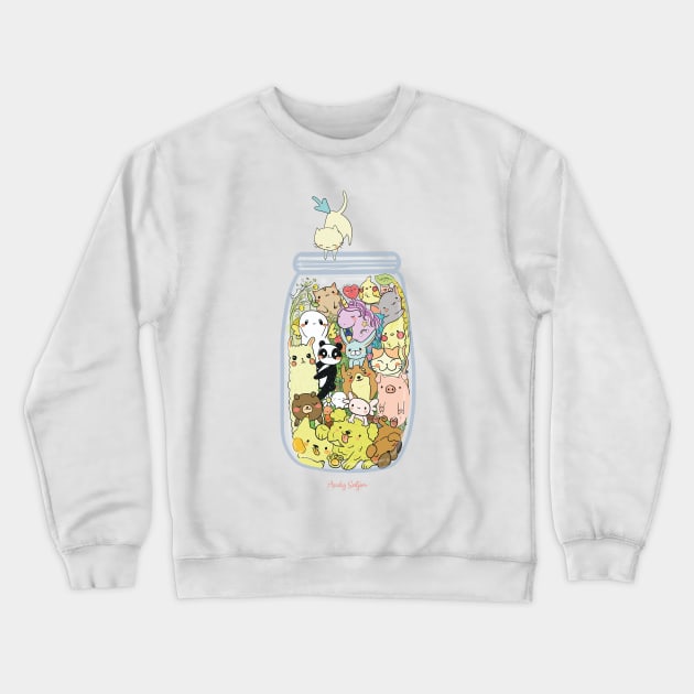 Animal Pills Crewneck Sweatshirt by AndySaljim